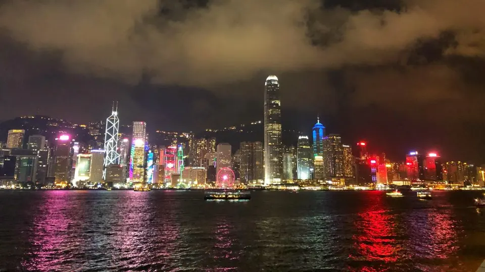 [最美的风景在路上]维多利亚港之夜 - Night of Victoria Bay